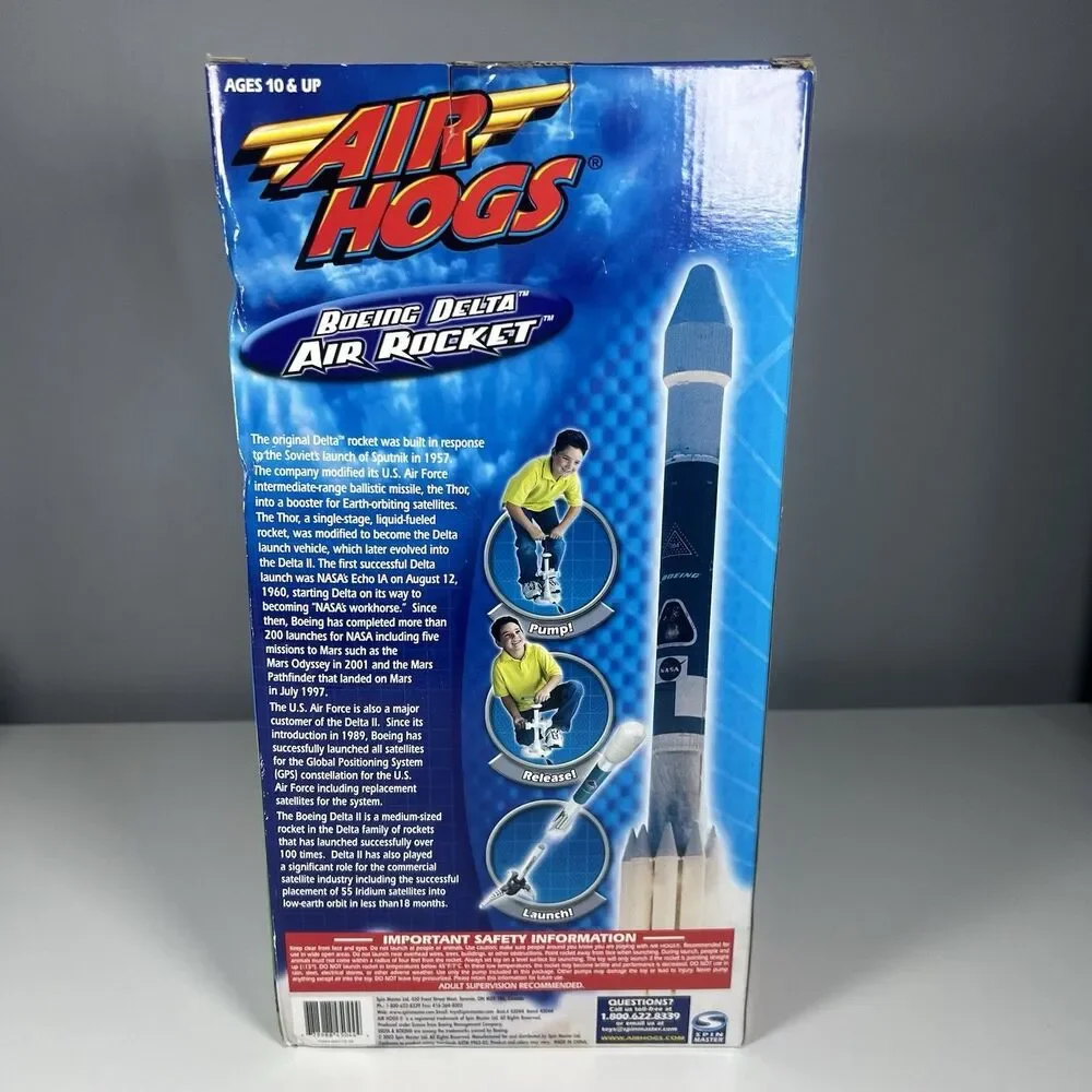 VTG Air Hogs Spin Master Counterstrike Air Rocket Launcher 2003 NEW